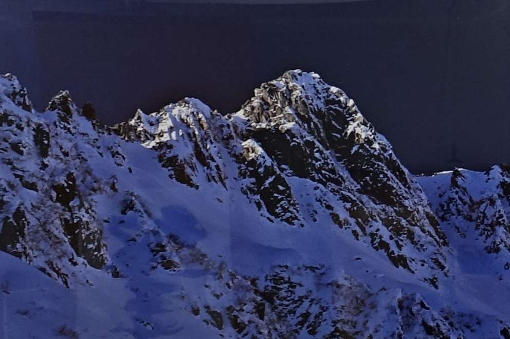 熊田 五郎　厳冬の宝剣山前岳（2,883m）